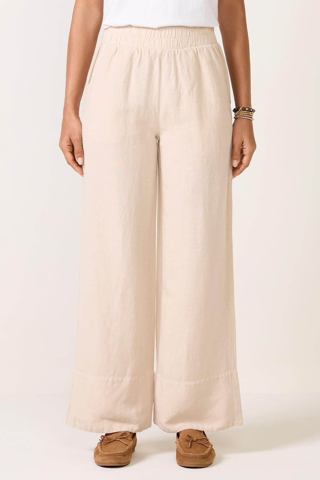 Linen Wide Leg Pant