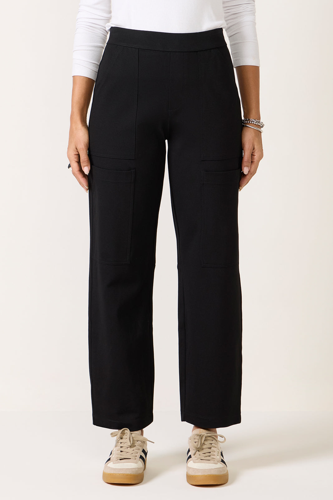 Utility Ponte Barrel Pant