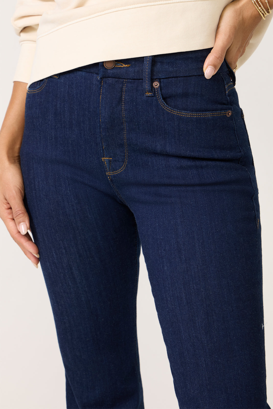 Good Legs Crop Mini Bootcut Jean