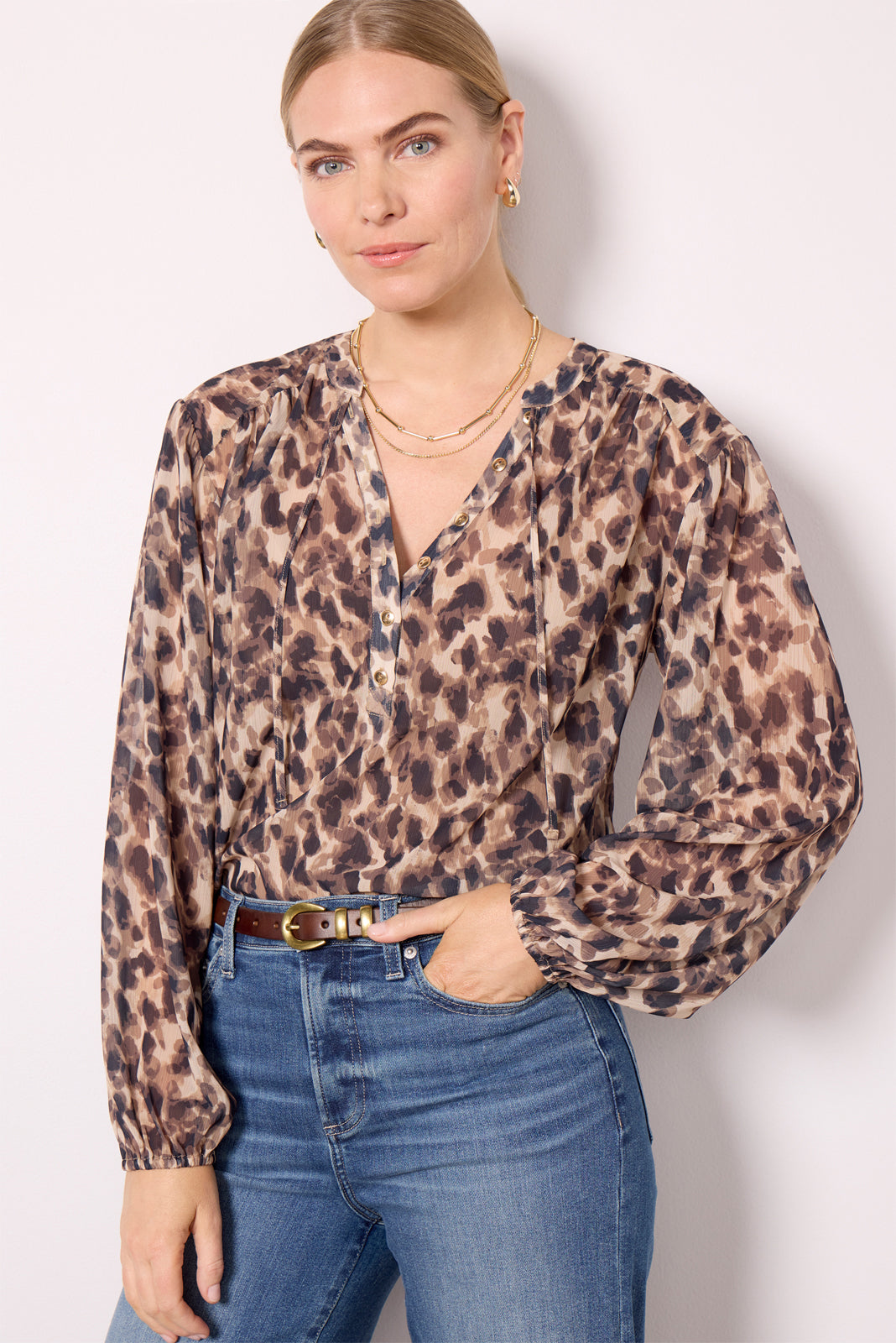 Lexi Leopard Blouse