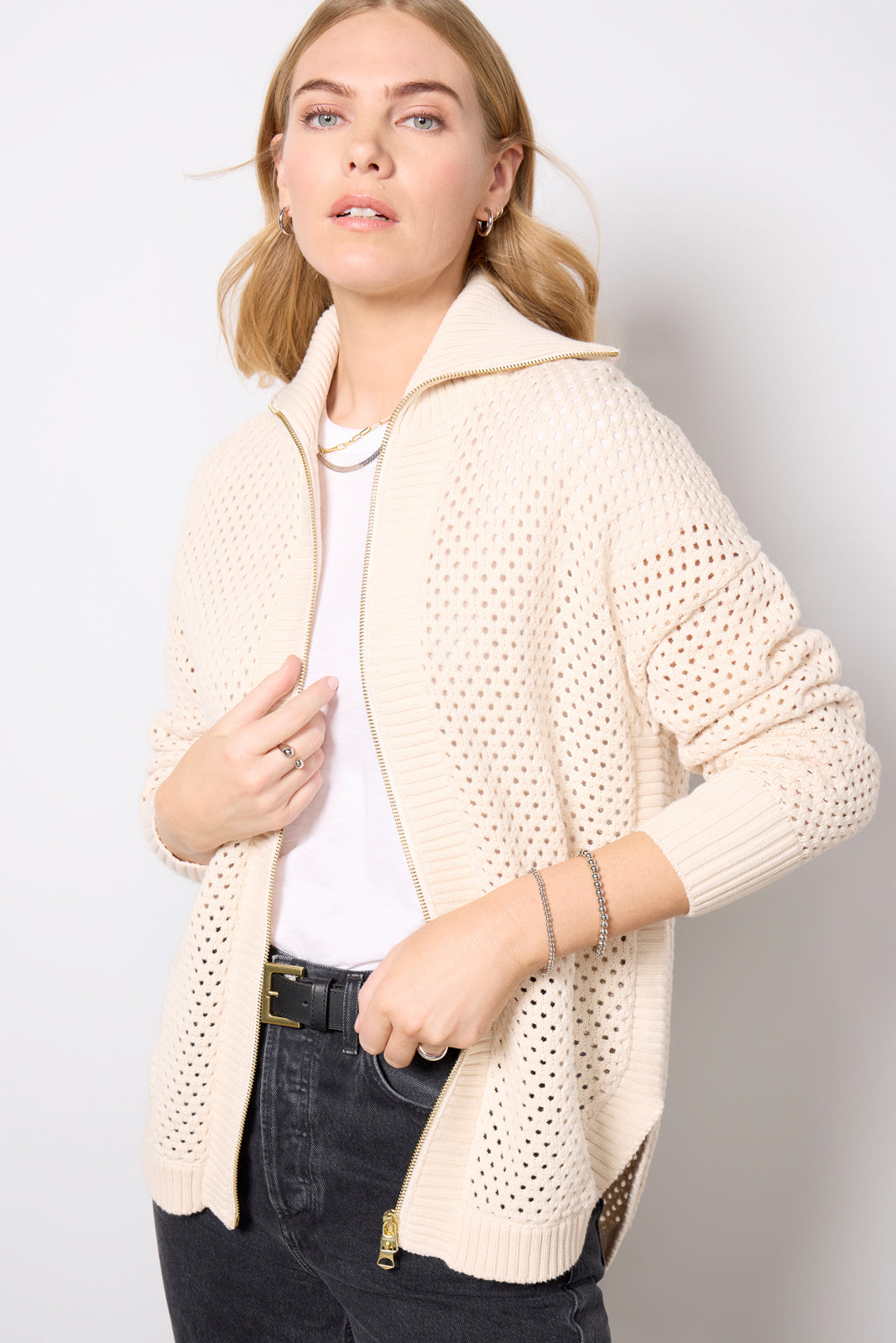 Finn Longline Knit Jacket