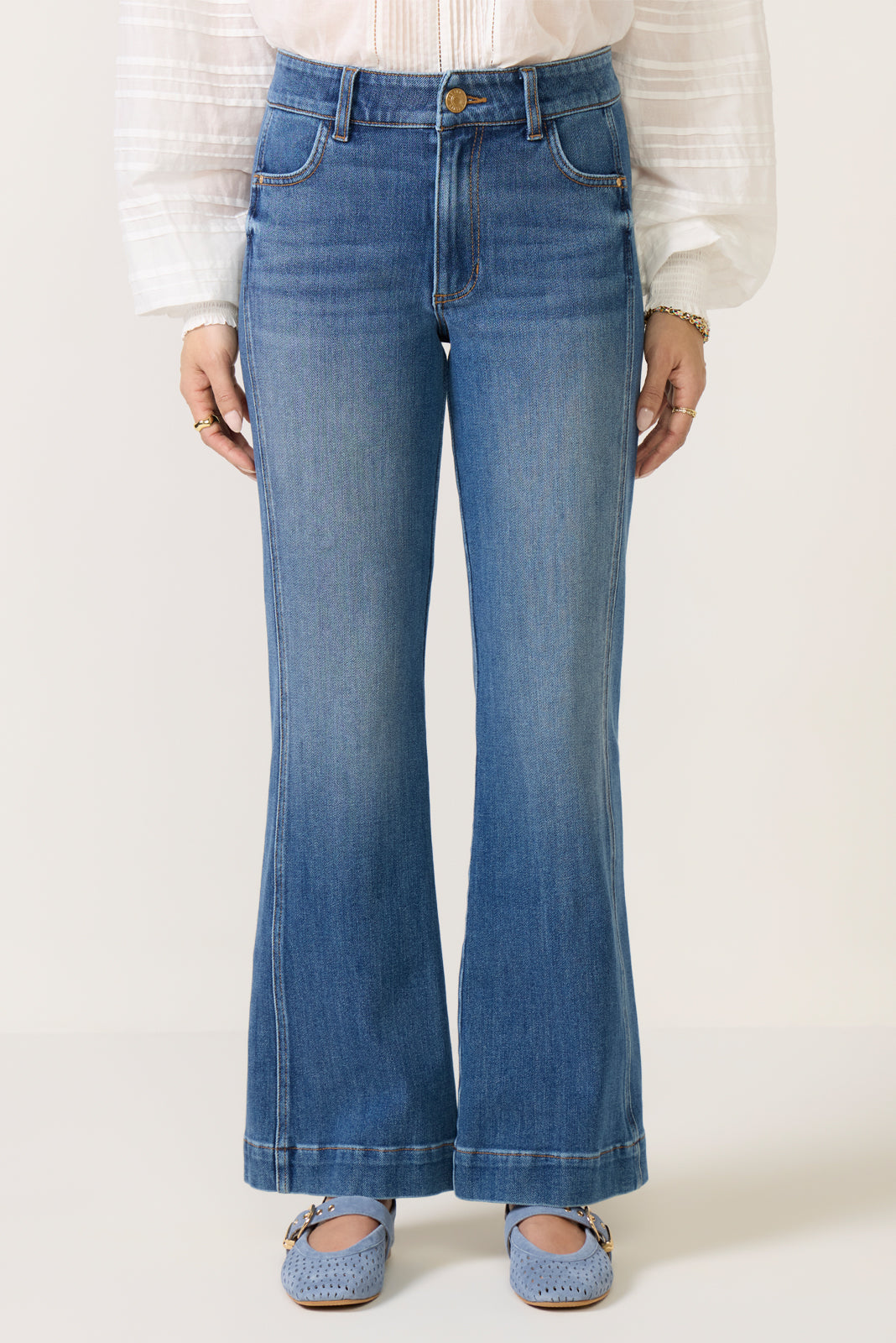 Petite Natalie Bootcut w Side Inset Jean