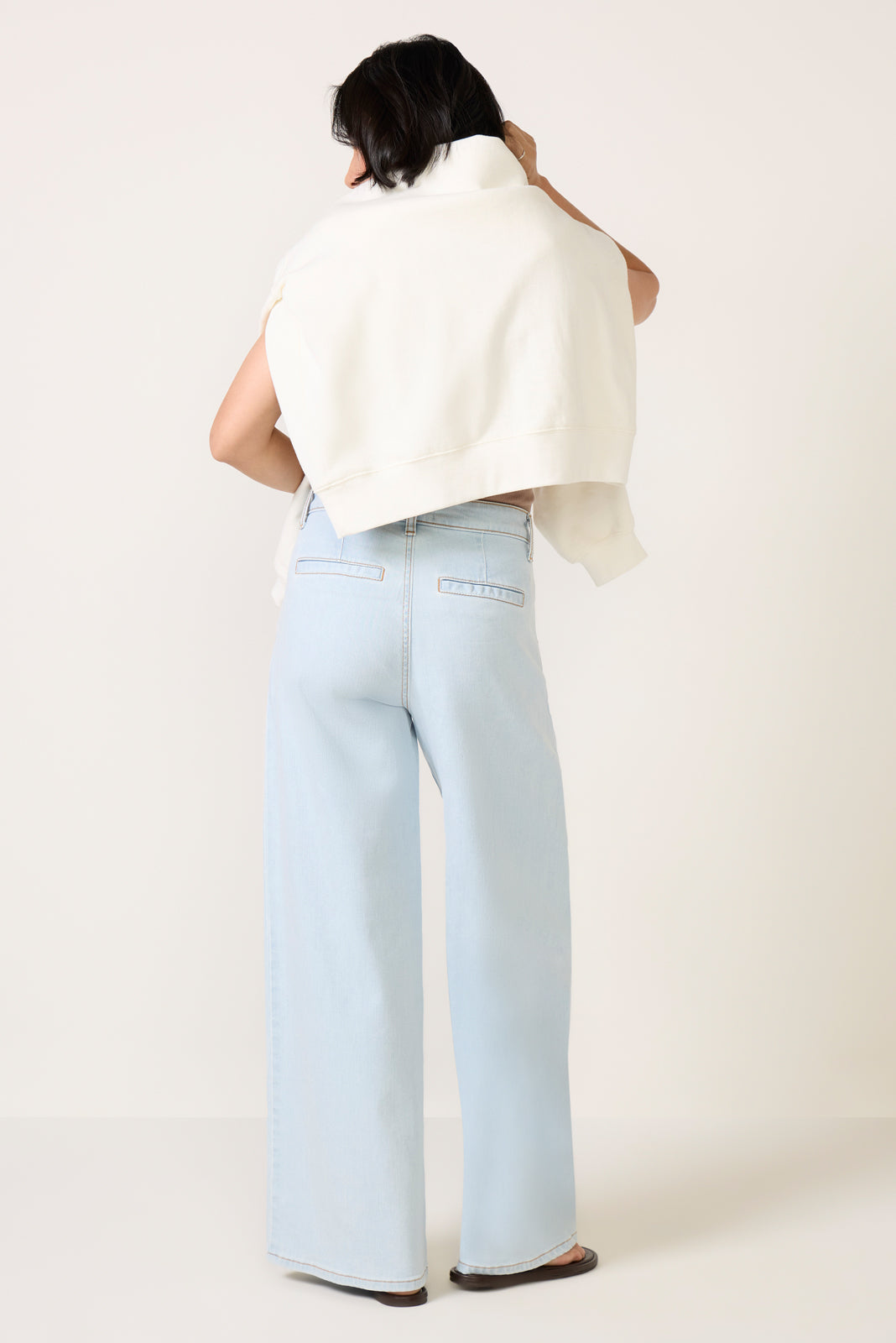 Petite Maya Wide Leg w Tie Waist