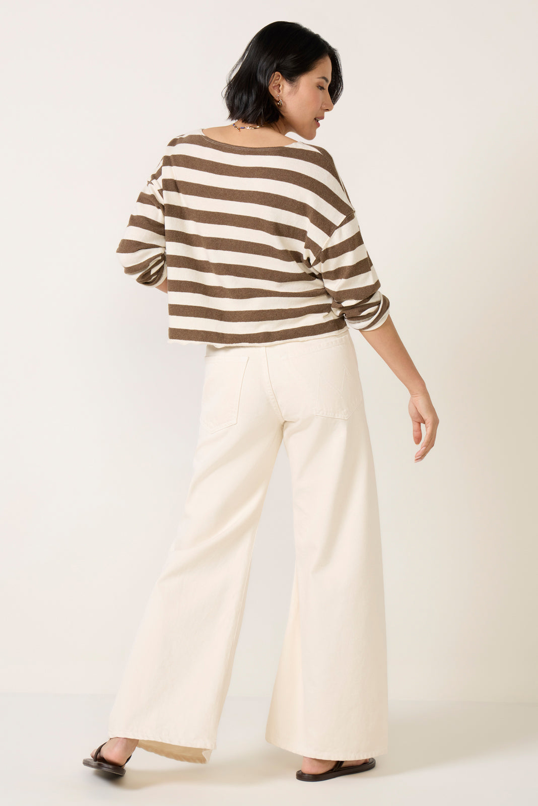 Petite Lil Lemon Twist Sneak Wide Leg Jean