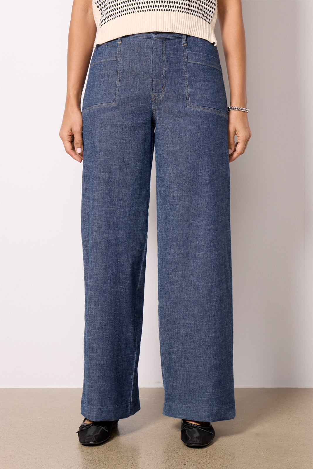 Joelle Stretch Linen Trouser