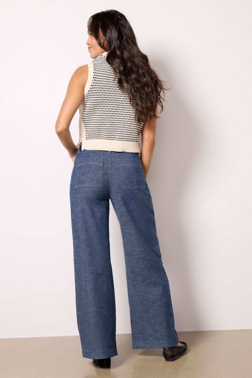 Joelle Stretch Linen Trouser