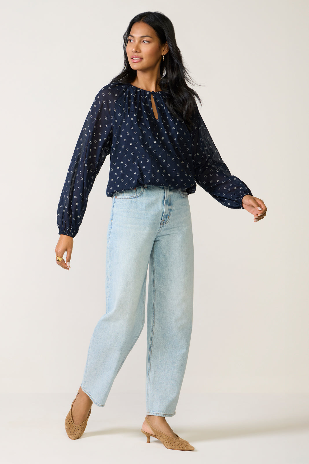 Laine Bubble Blouse