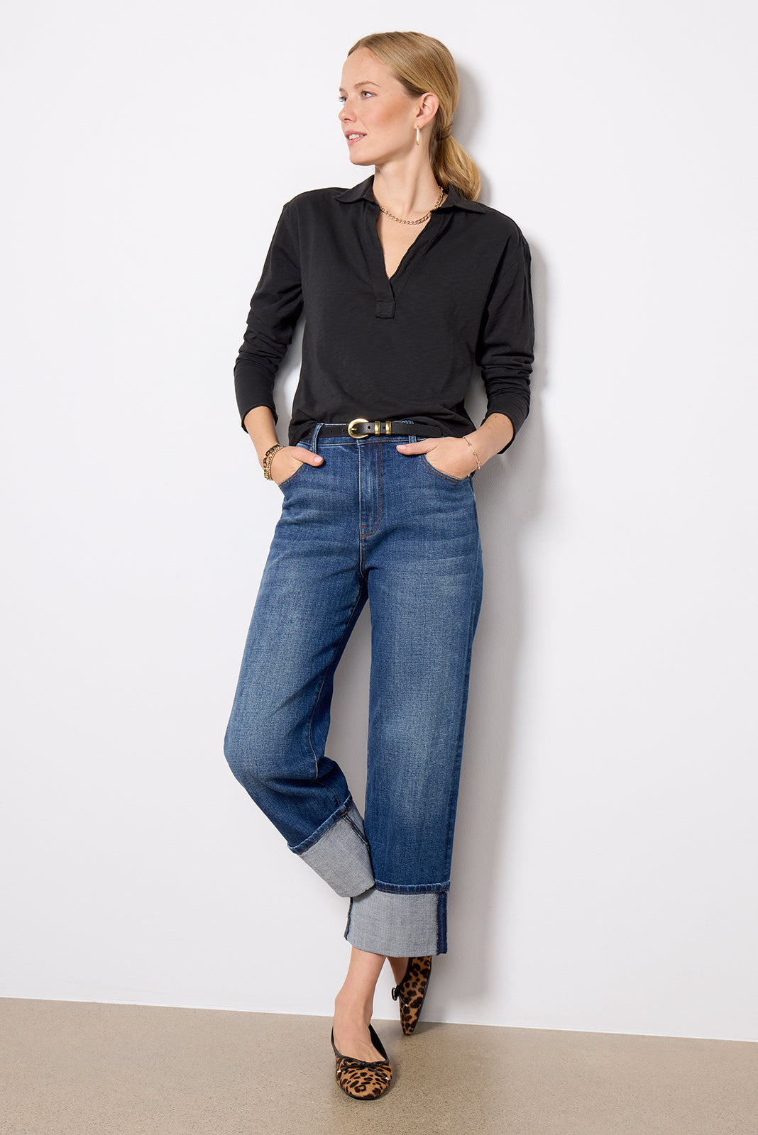 Romy Relaxed Polo Top