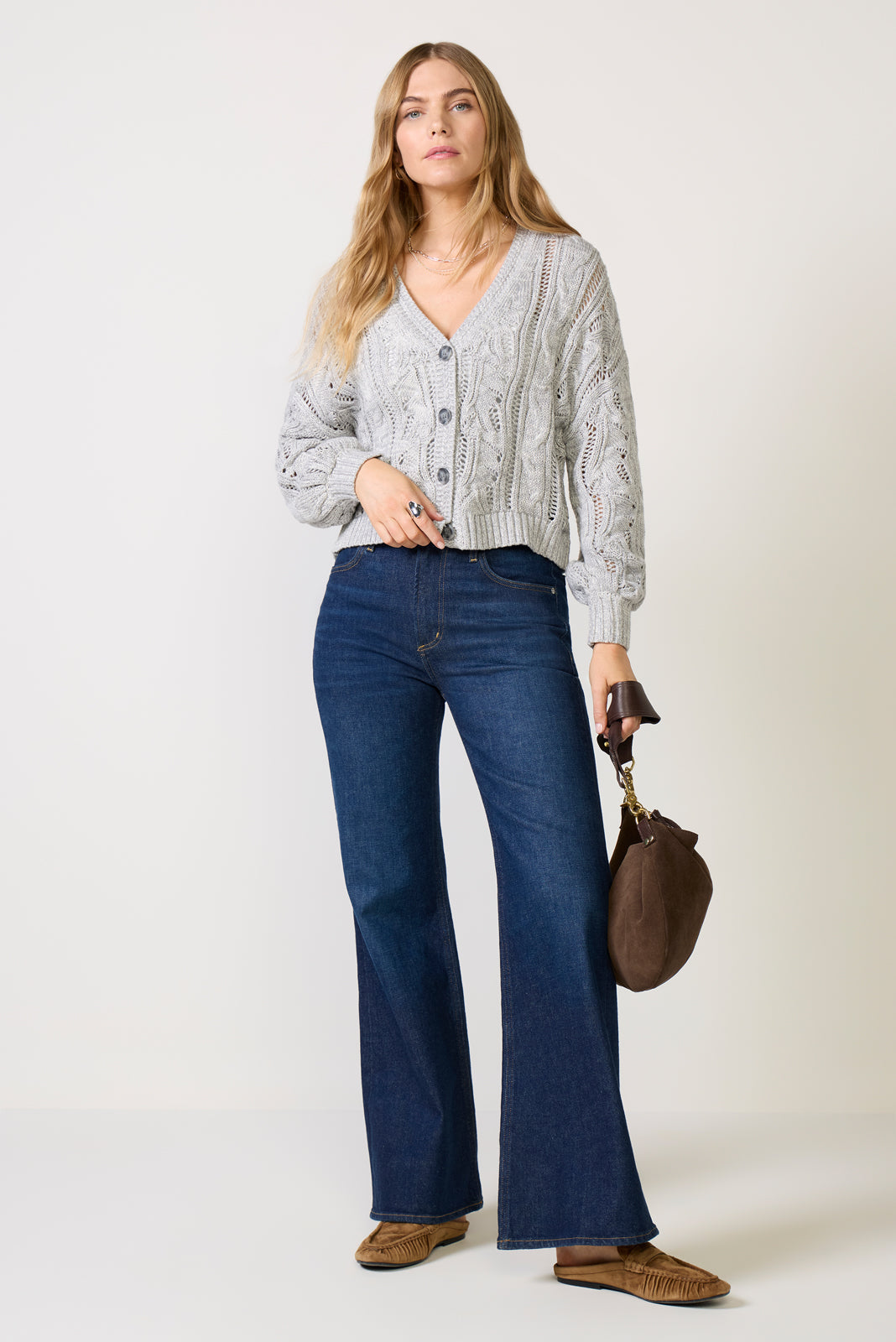 Brielle Pointelle Cardigan