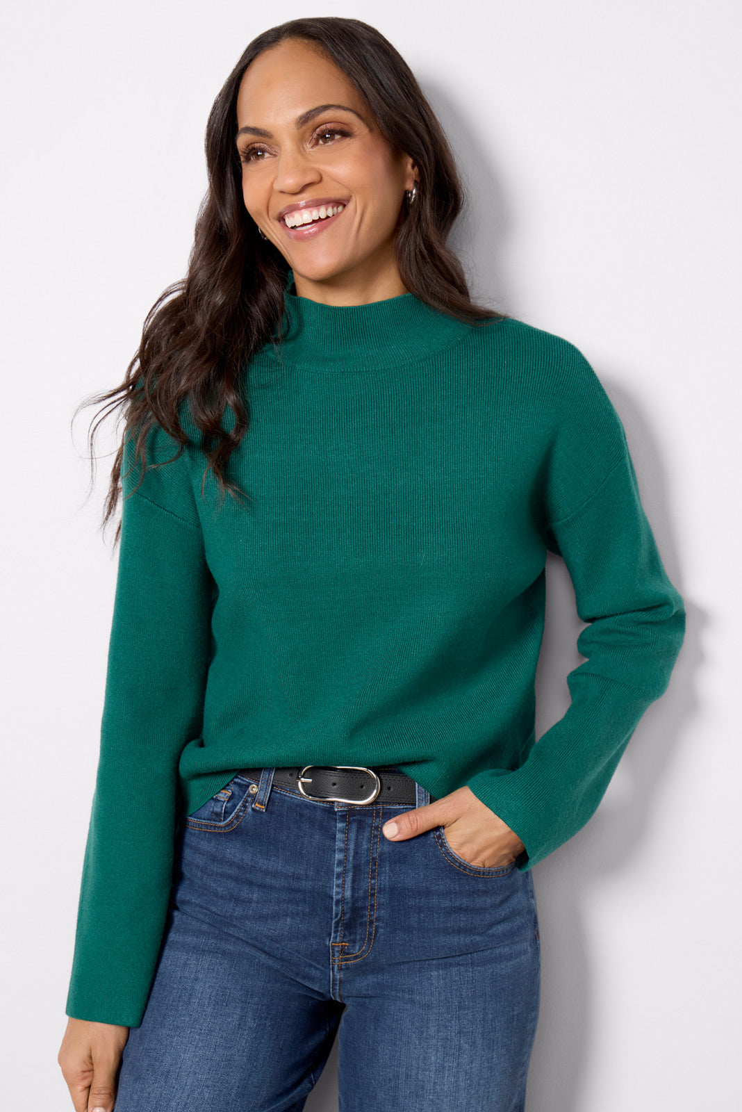 Bonnie Mock Neck Pullover
