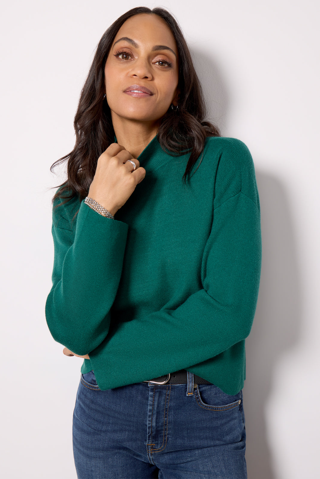 Bonnie Mock Neck Pullover