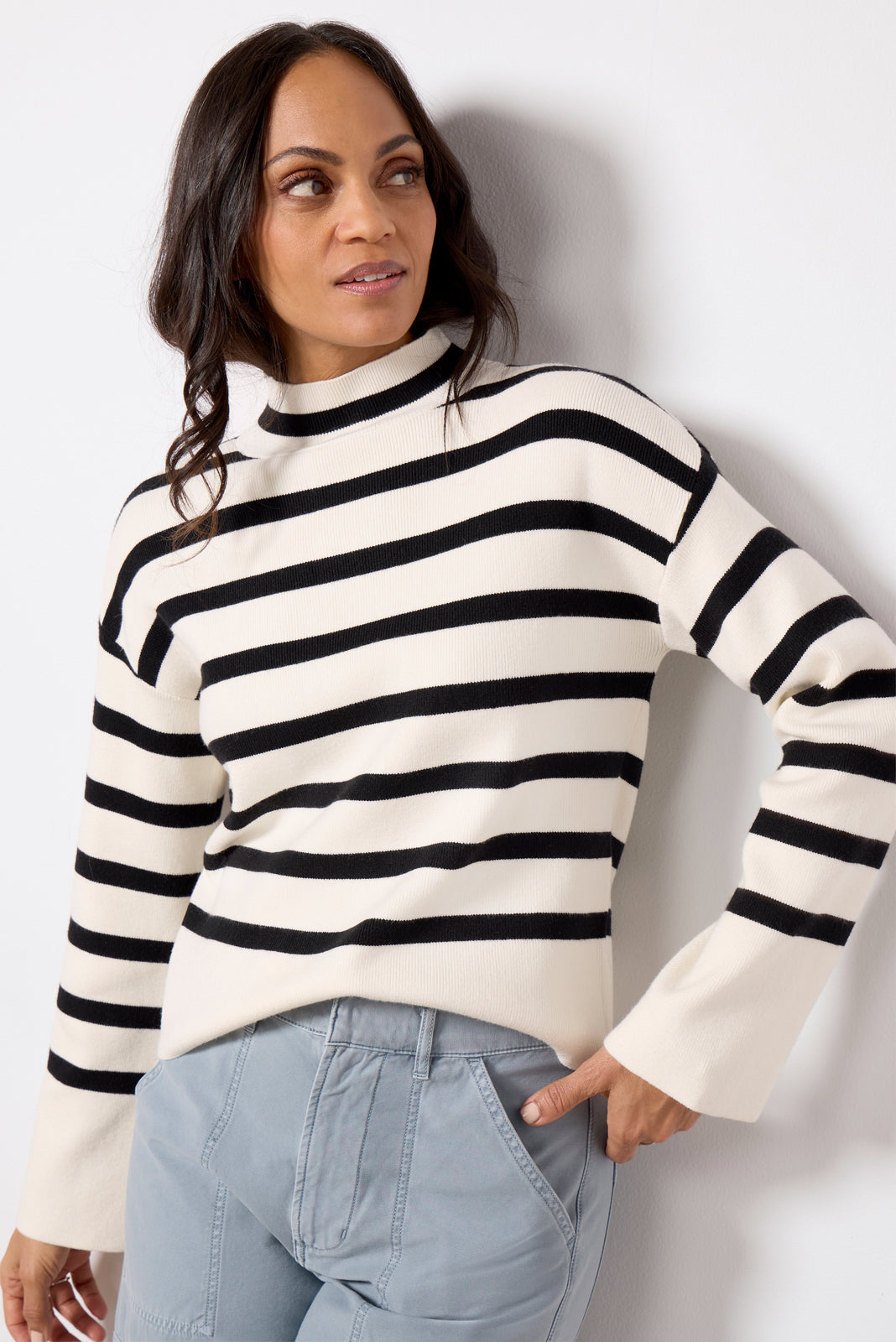 Bonnie Mock Neck Pullover