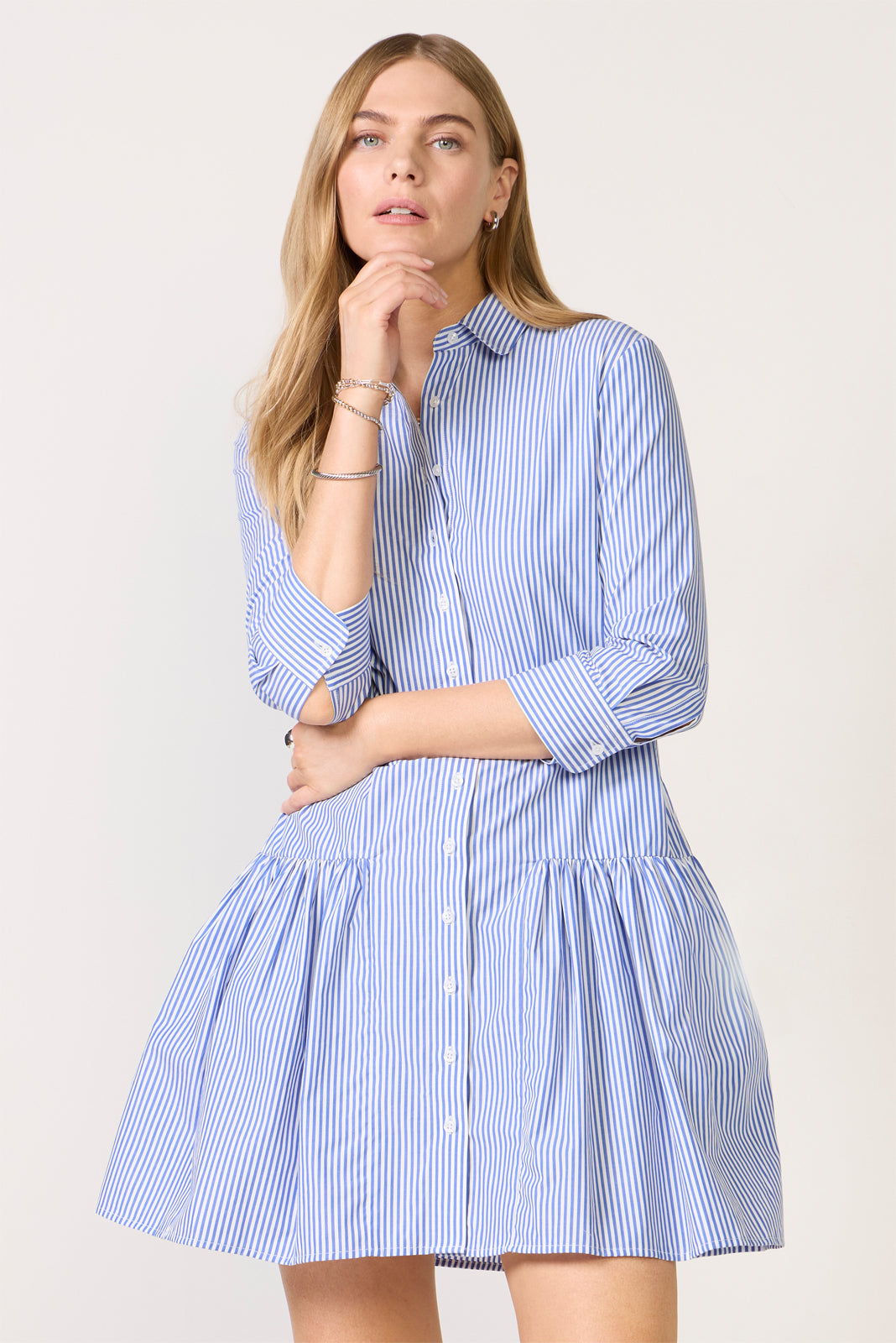 The Drop Waist Shirt Dress