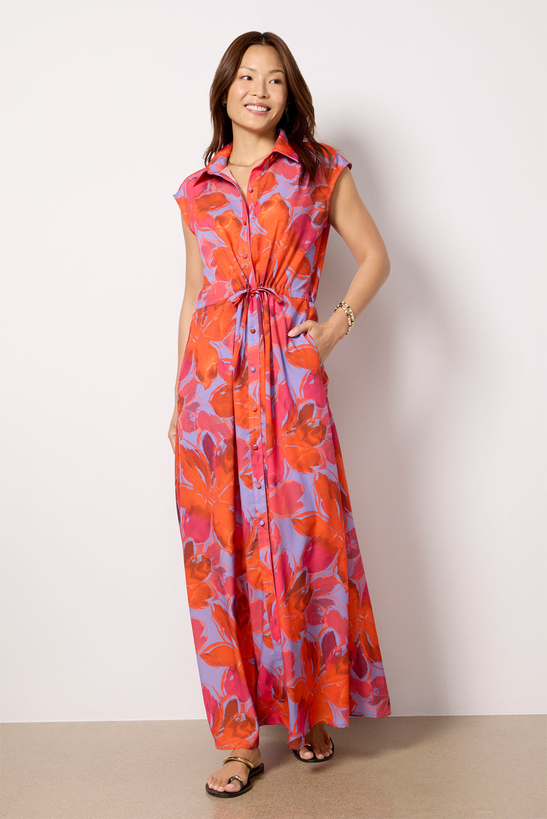 Layton Maxi Shirt Dress