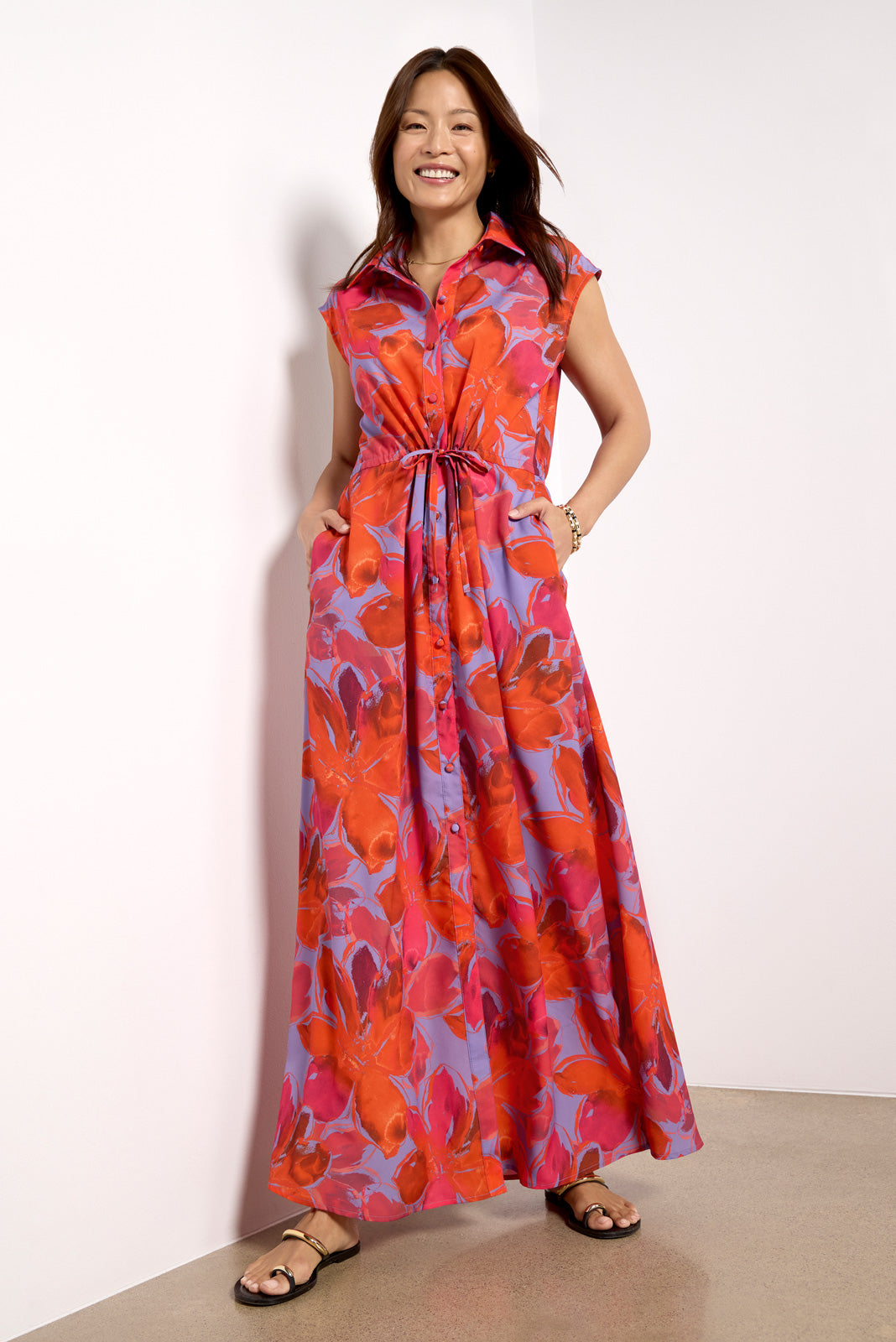 Layton Maxi Shirt Dress