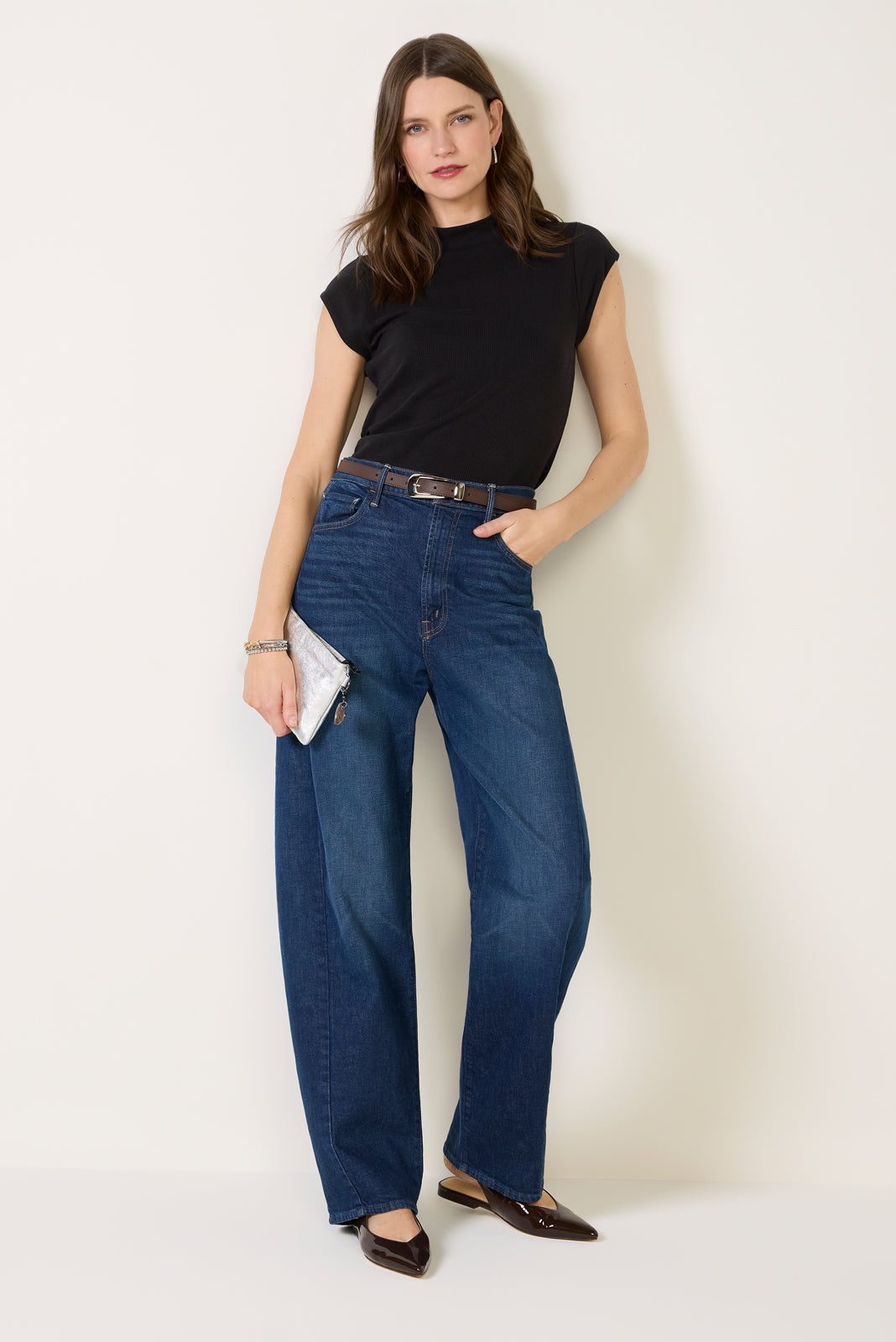 Kori Mock Neck Rib Top