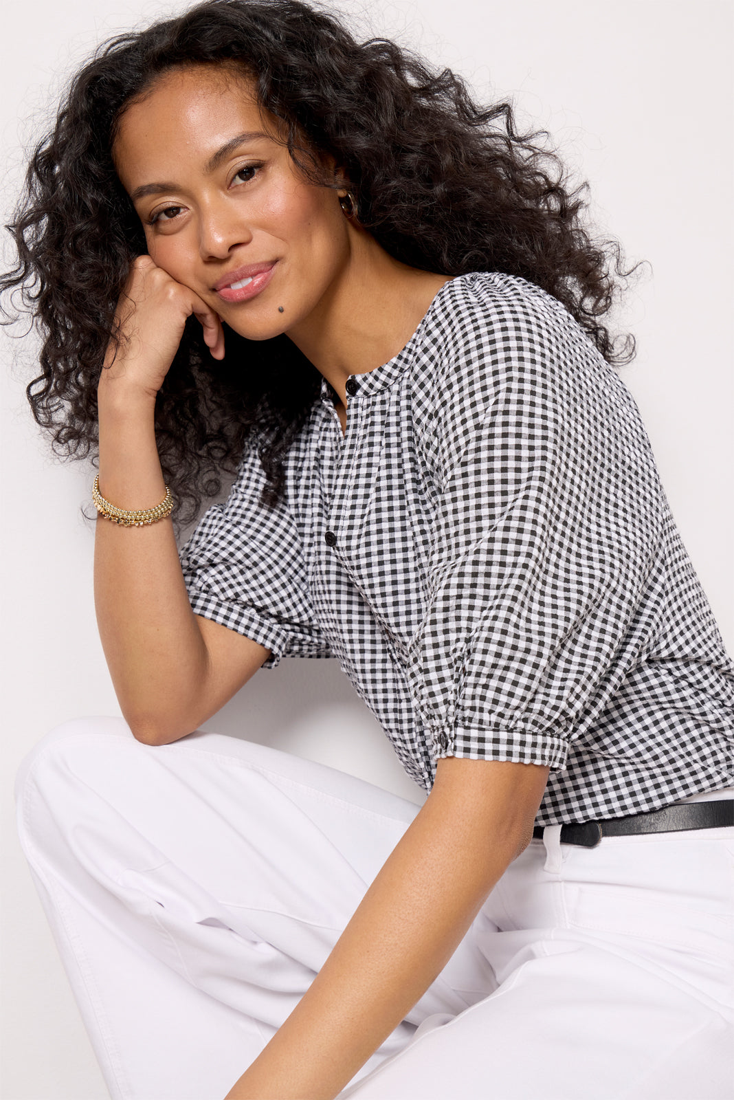 Cheyenne Gingham Top