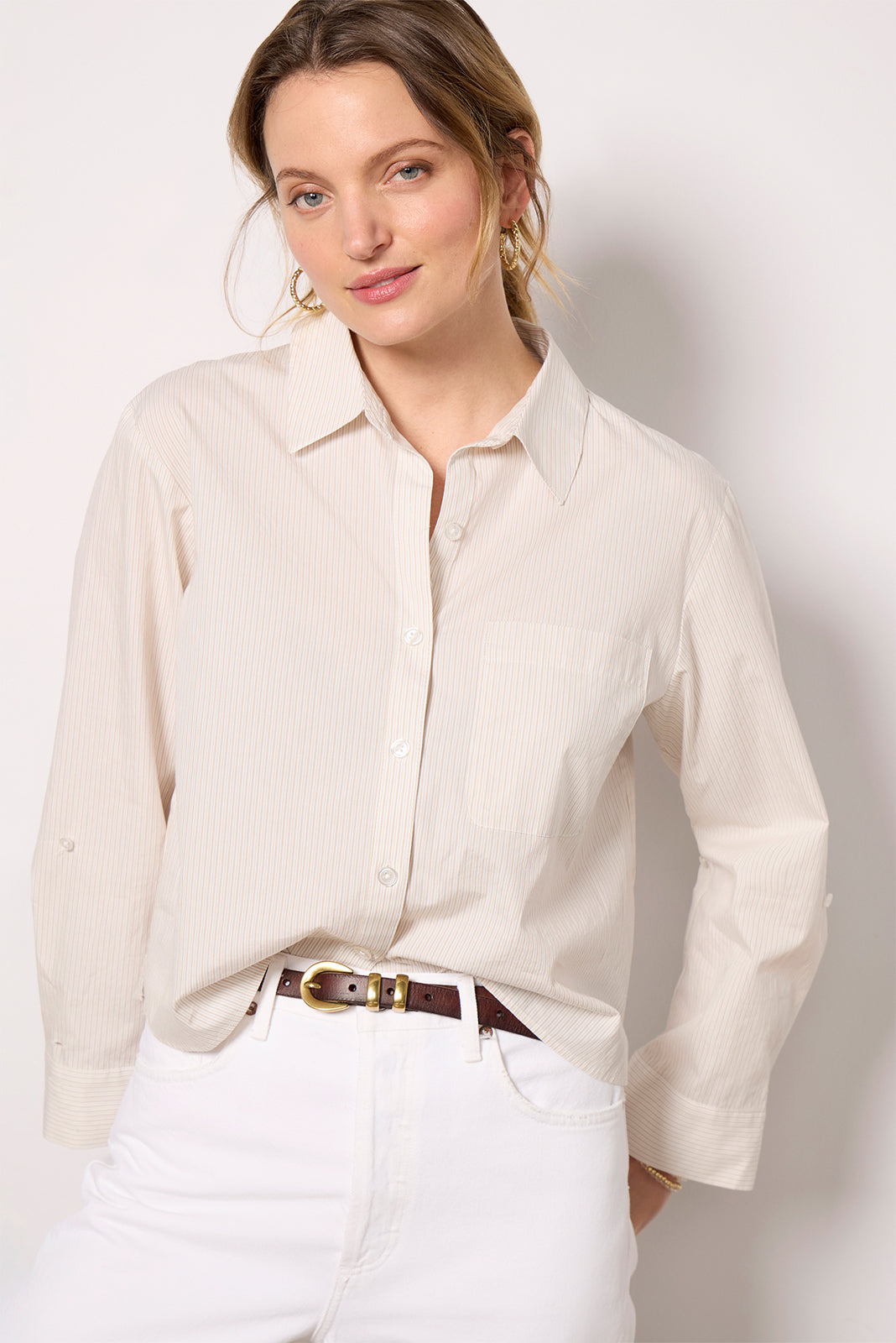 Aiden Crop Shirt