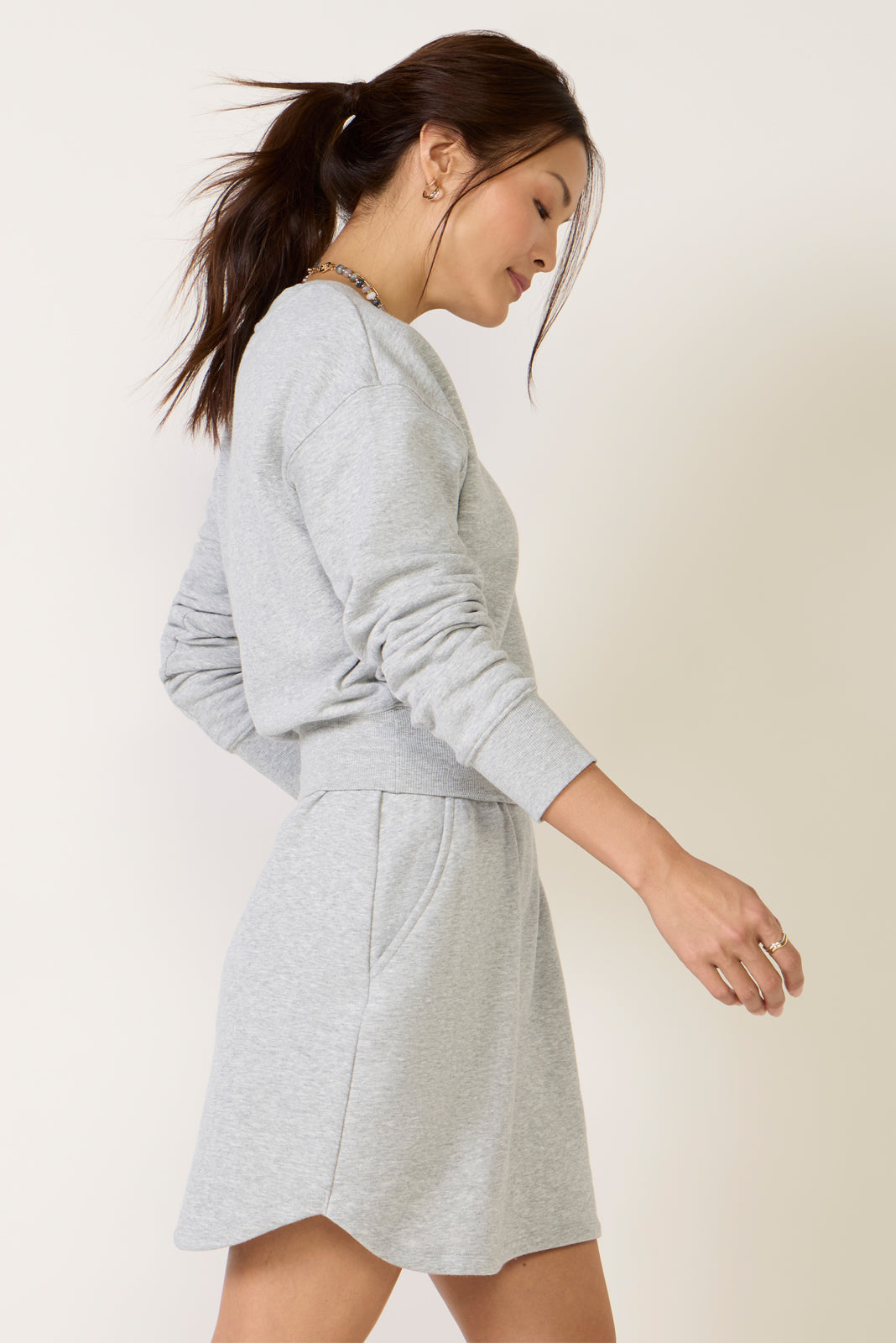 Vanna Sweatshirt Mini Dress