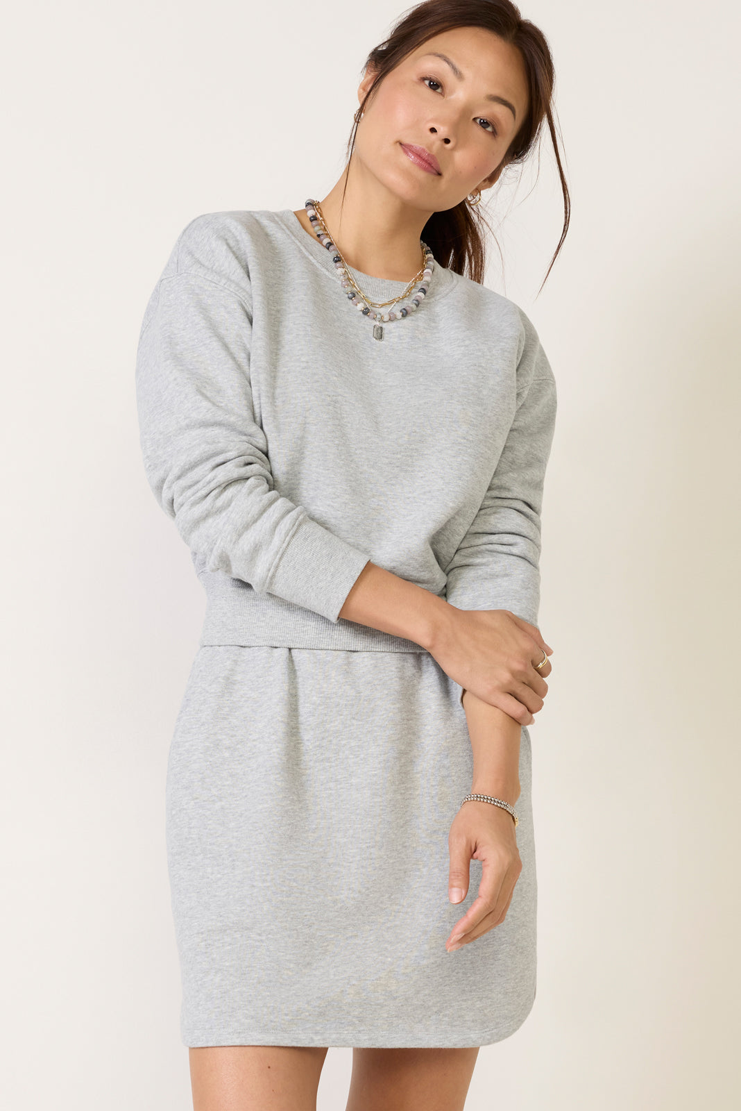 Vanna Sweatshirt Mini Dress