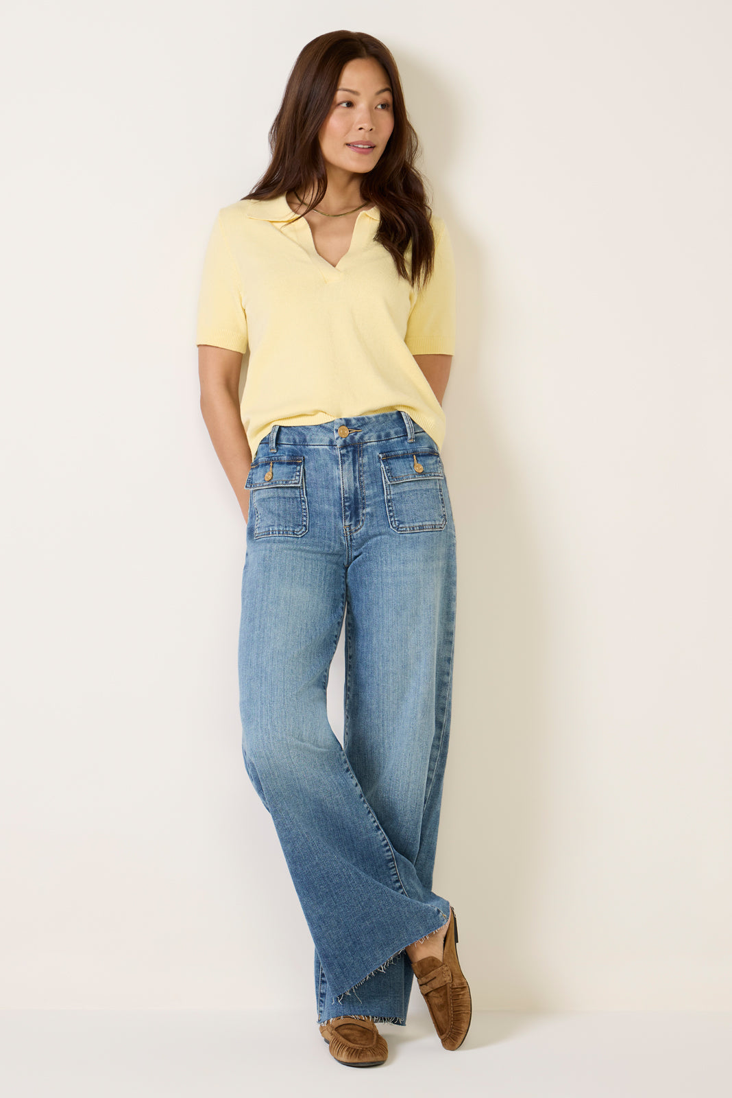 Bennie Polo Sweater Tee