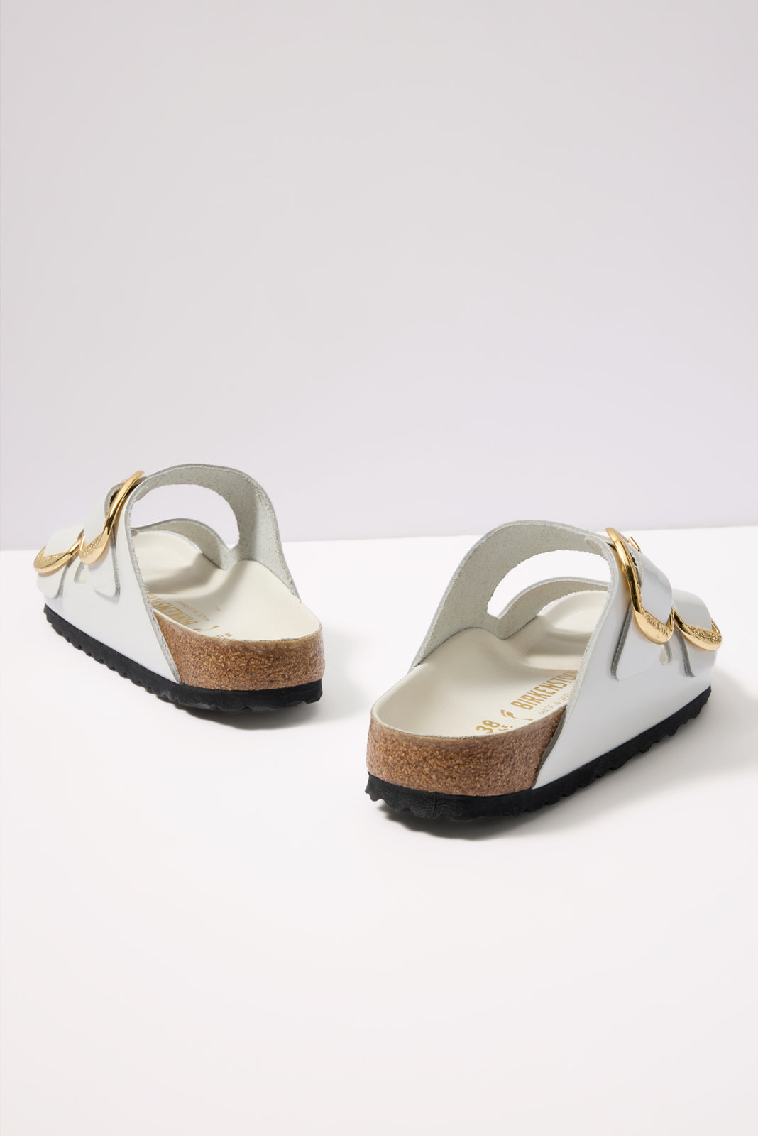 Arizona Big Buckle High Shine Gold Hammered