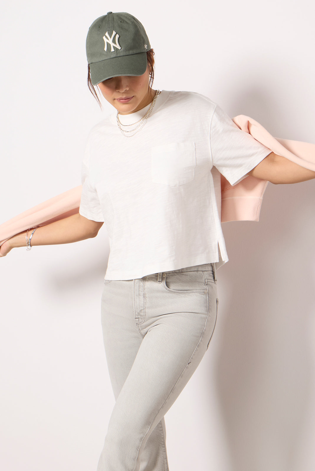 Elsy Slub Pocket Tee