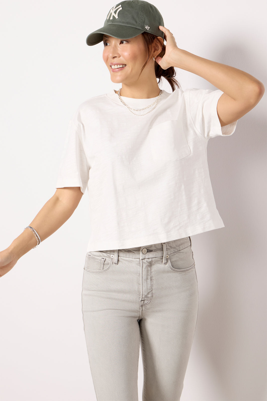 Elsy Slub Pocket Tee