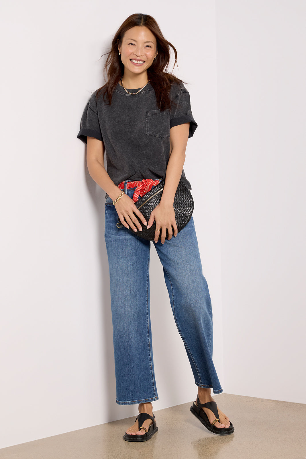 Elsy Slub Pocket Tee