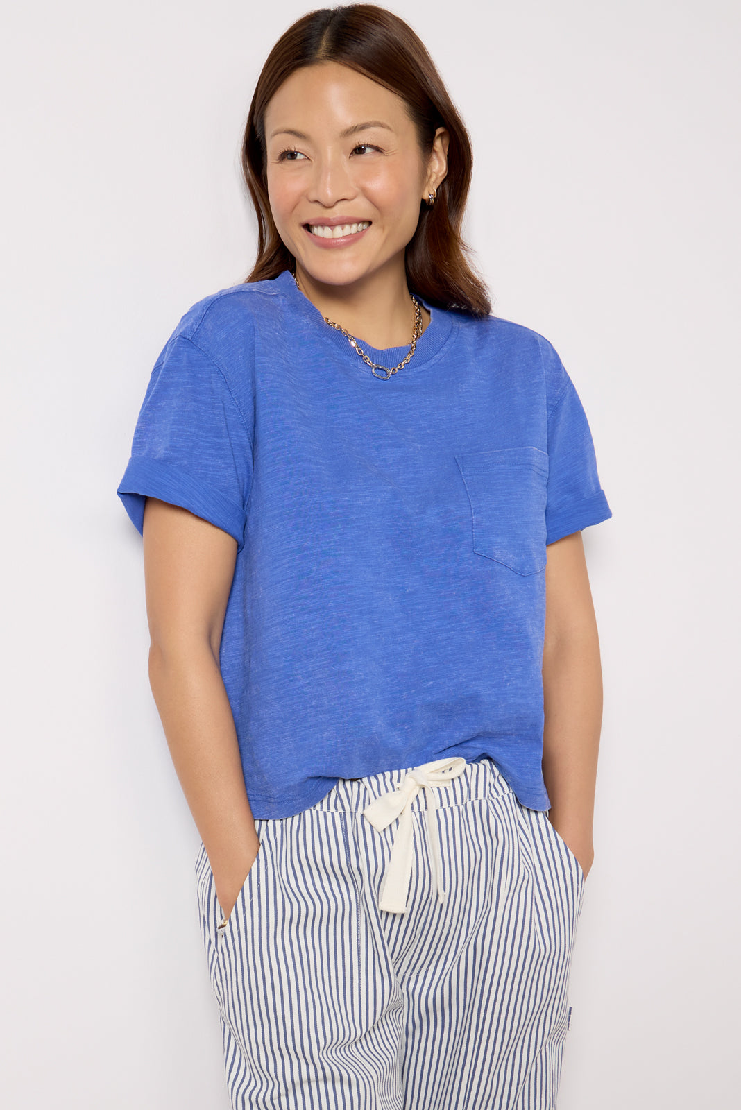 Elsy Slub Pocket Tee