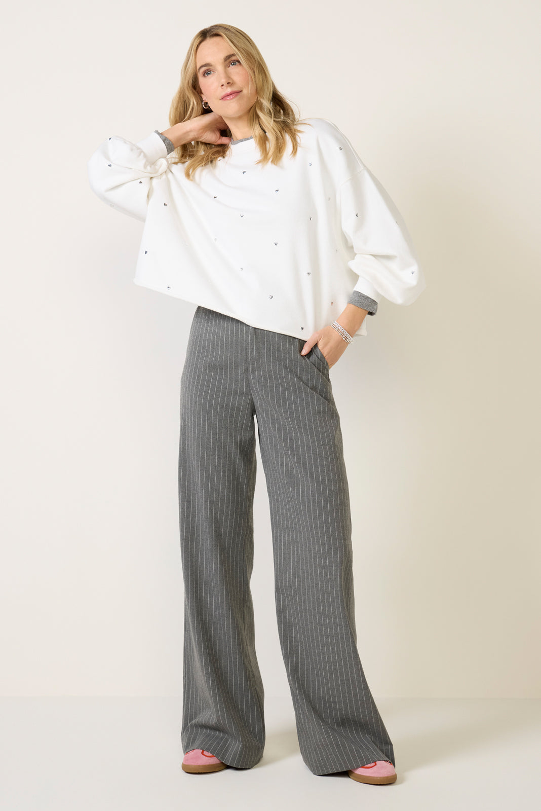 Liv Heart Stud Sweatshirt