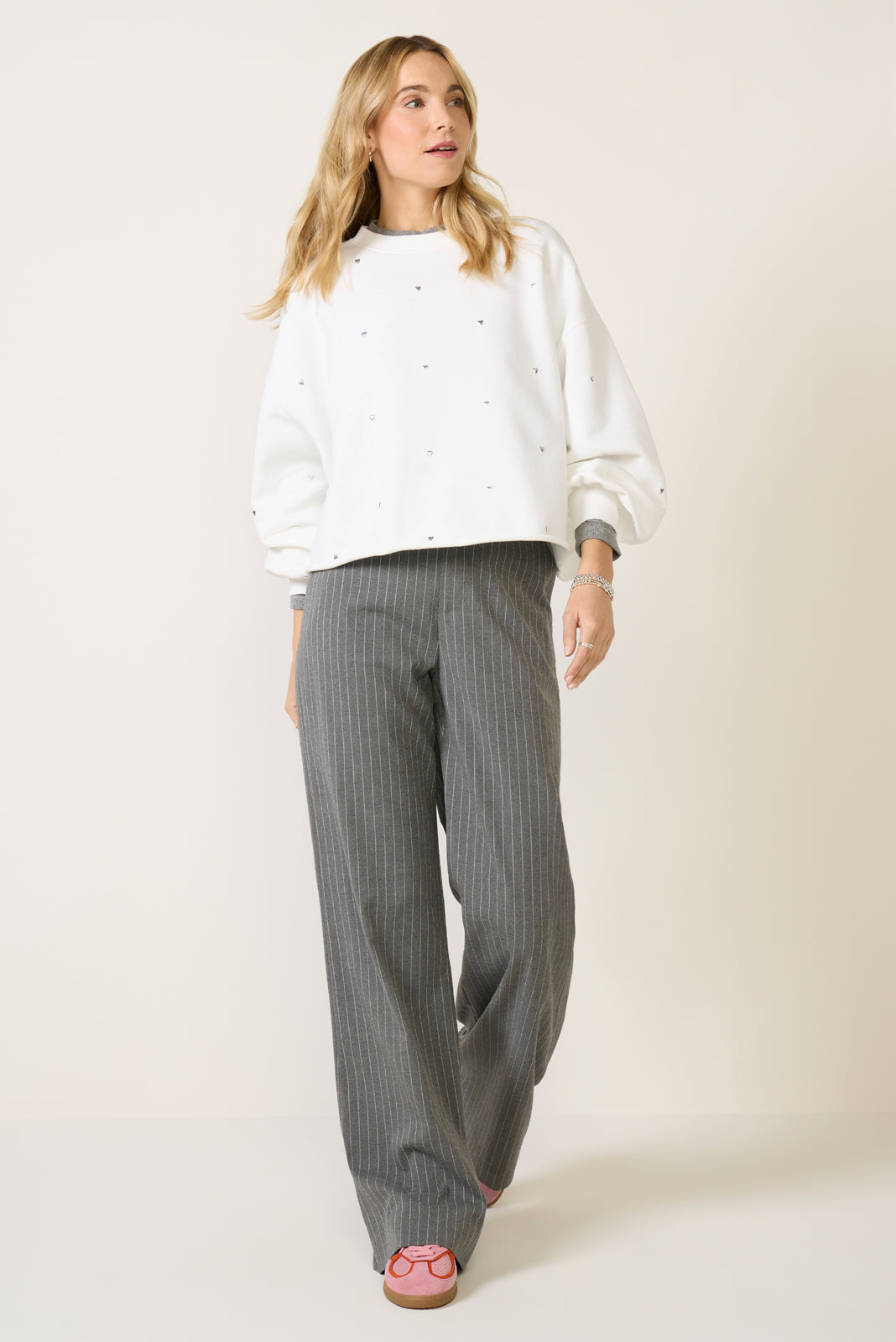 Liv Heart Stud Sweatshirt