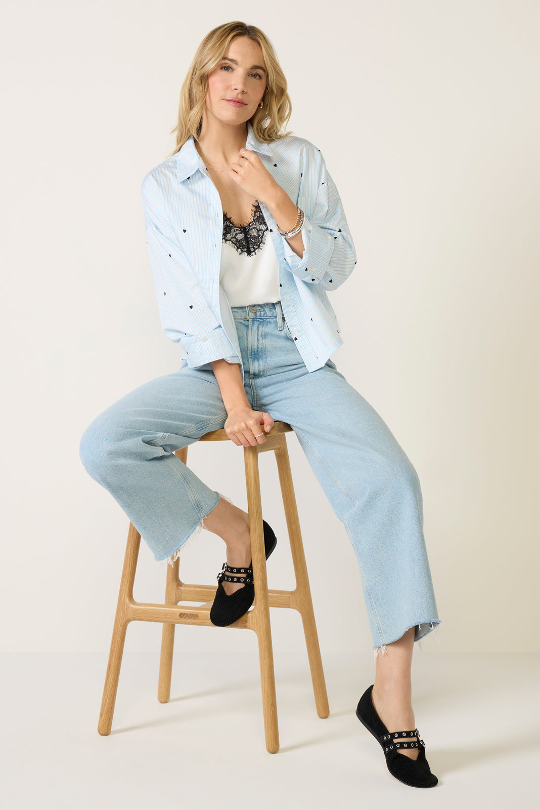 Aiden Printed Heart Shirt