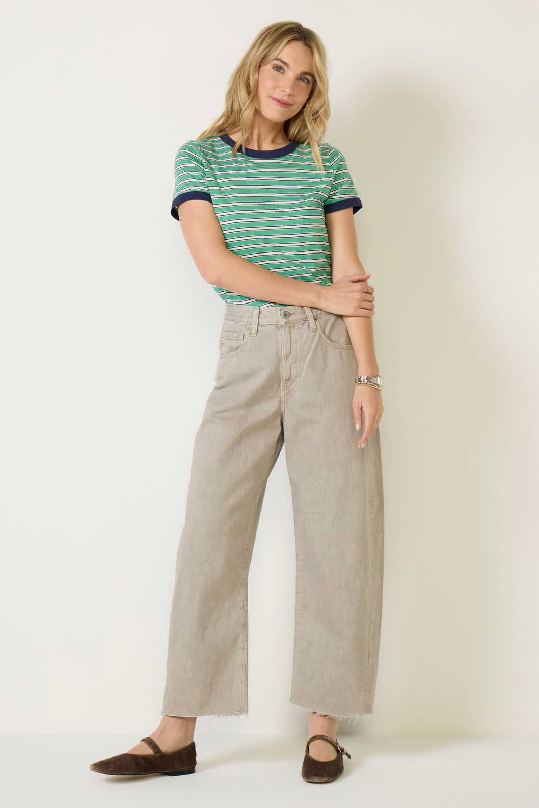 Hattie Barrel Cropped Jean
