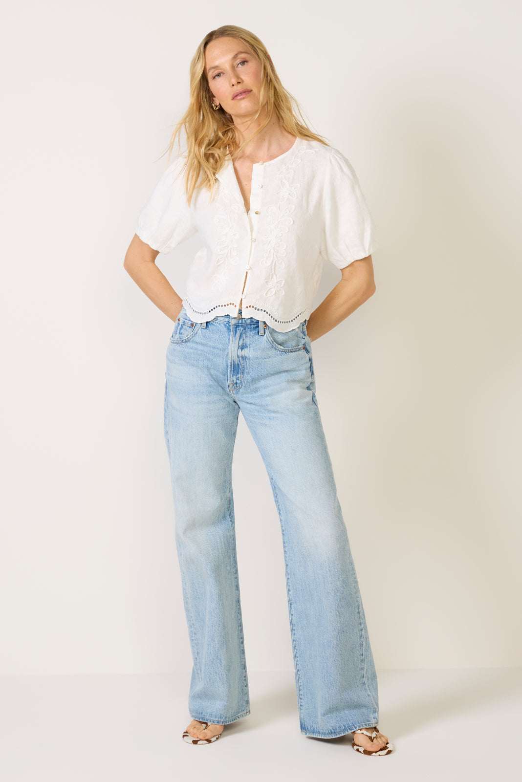 Larsen Wide Leg Jean