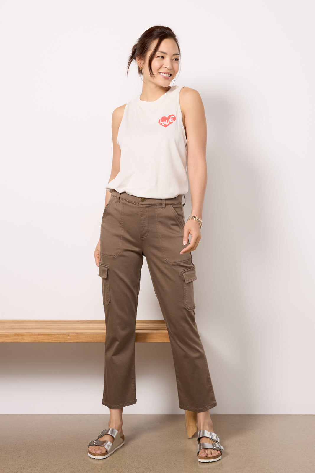 Heart Jade Muscle Tank