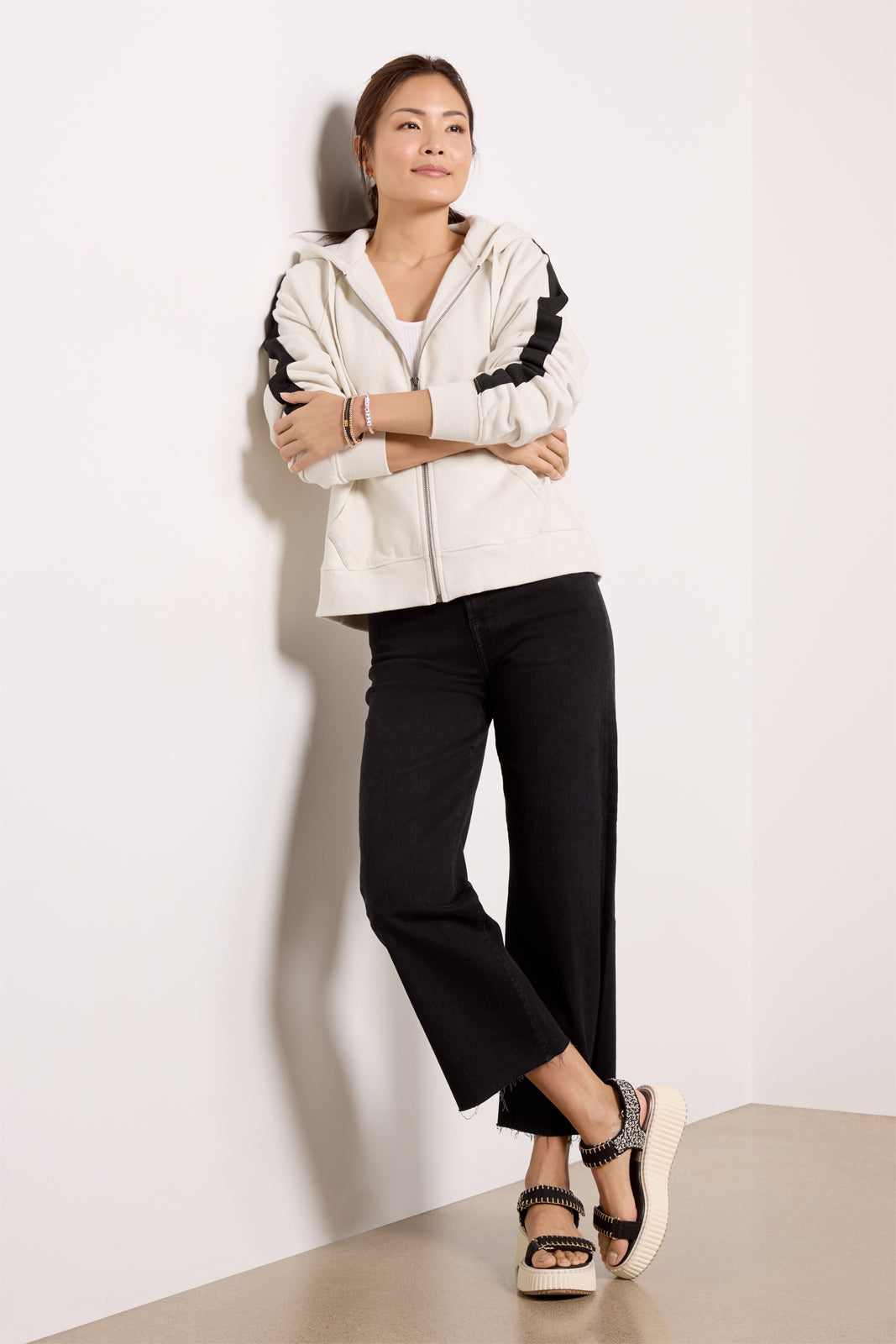 Everyday Stripe Hoodie