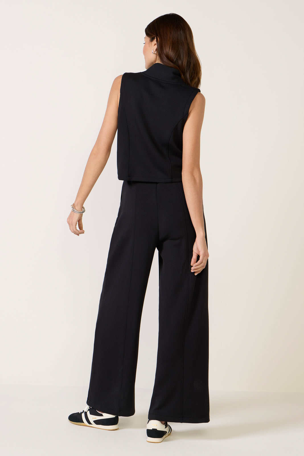 AirEssentials Draped Collar 1/2 Zip Jumpsuit
