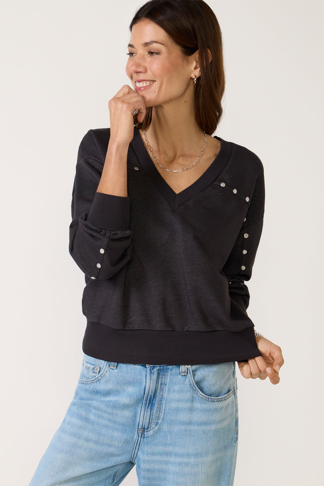 Ellis Stud Sweatshirt