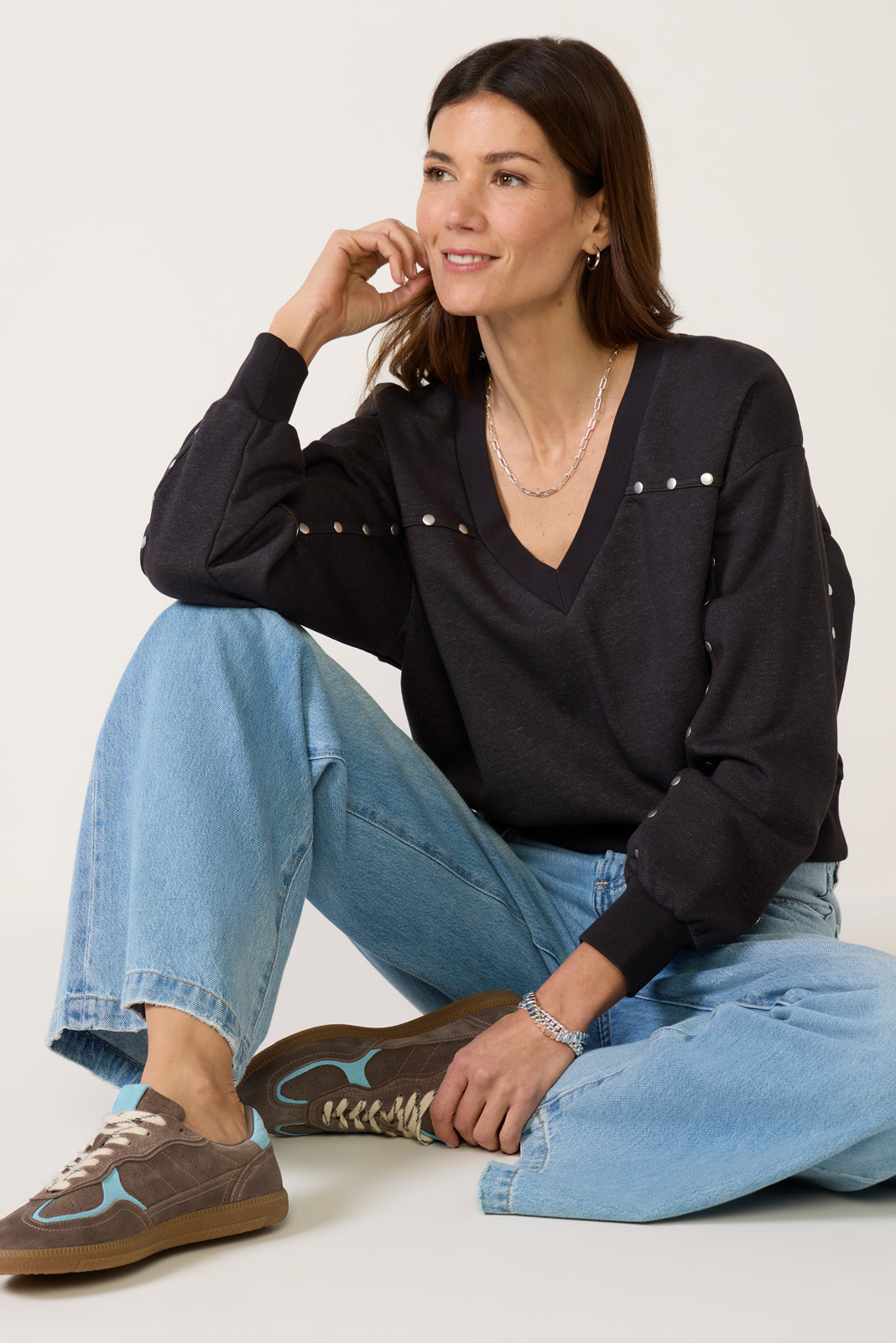 Ellis Stud Sweatshirt