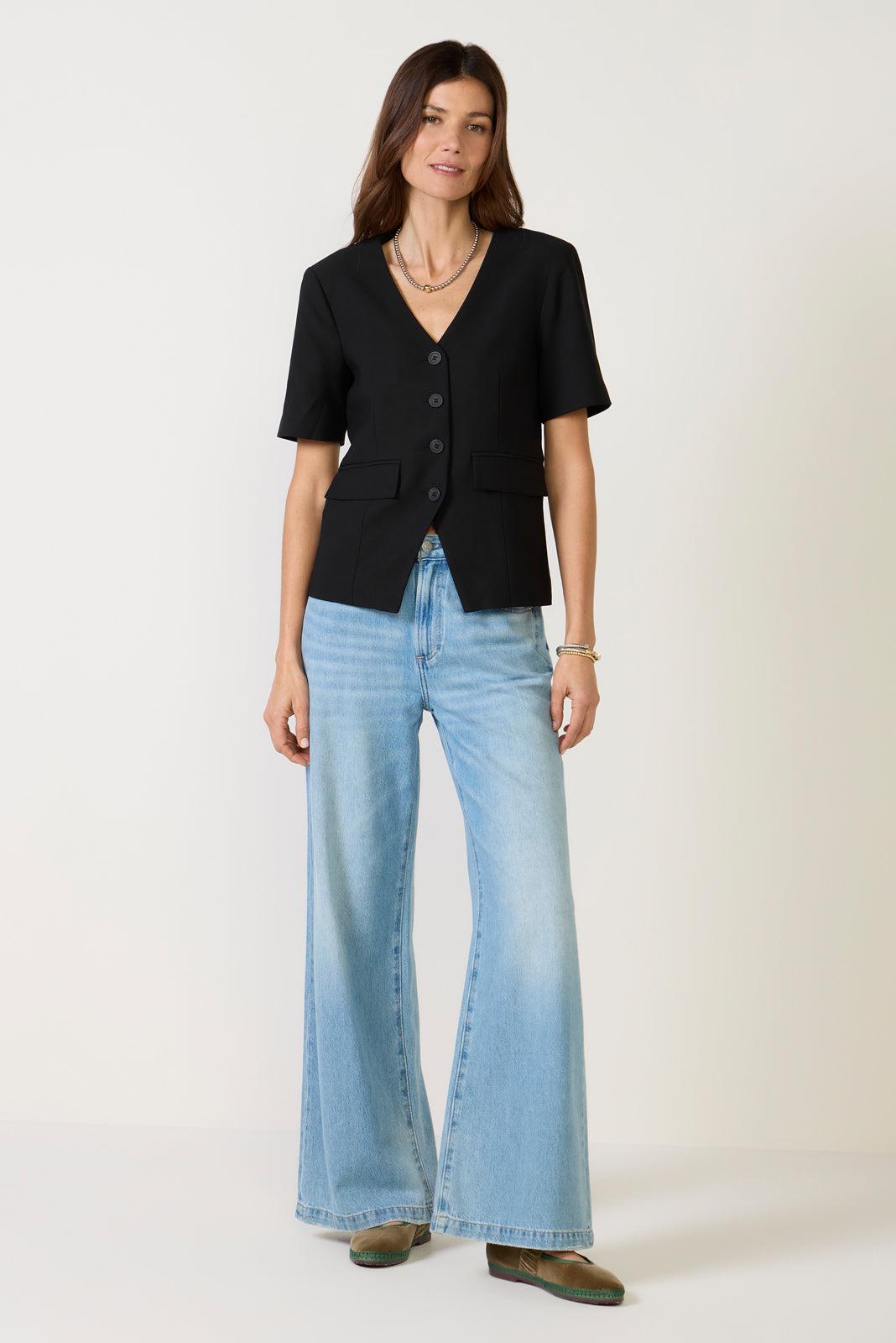 Sophia Short Sleeve Blazer