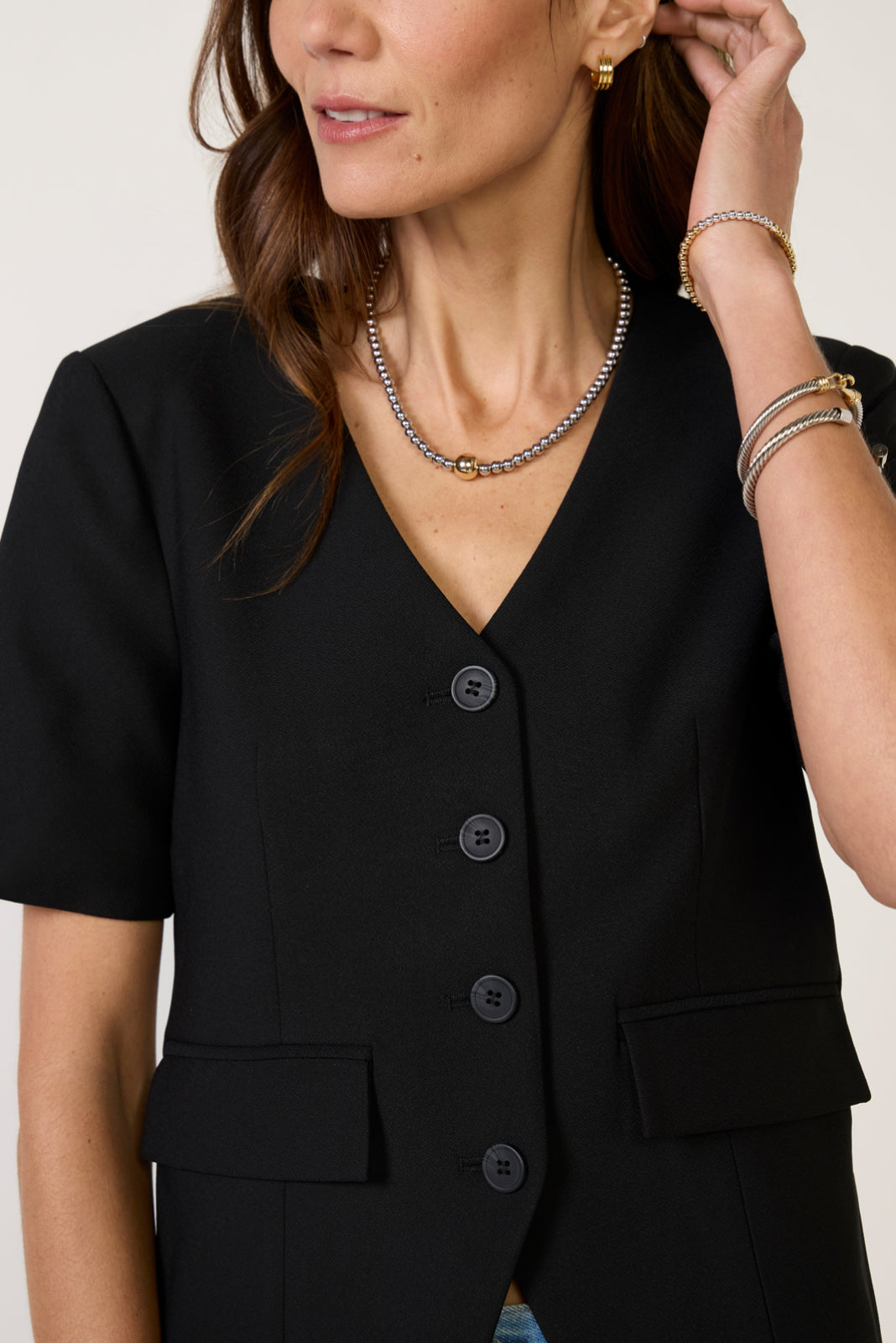 Sophia Short Sleeve Blazer