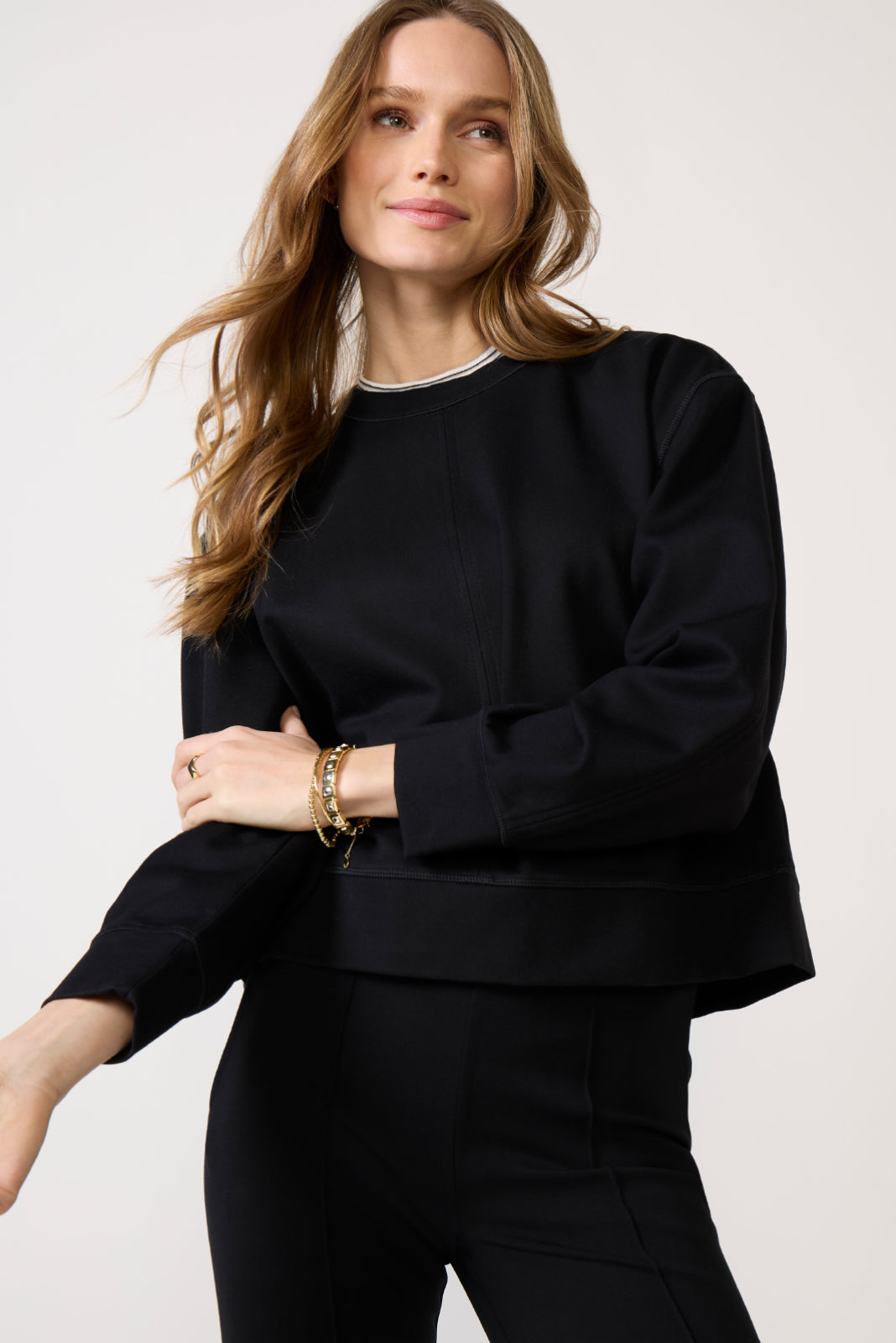 Long Sleeve Crewneck Top