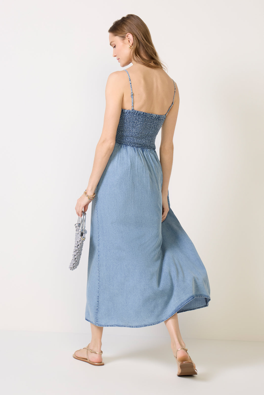 Bayside Chambray Maxi Dress