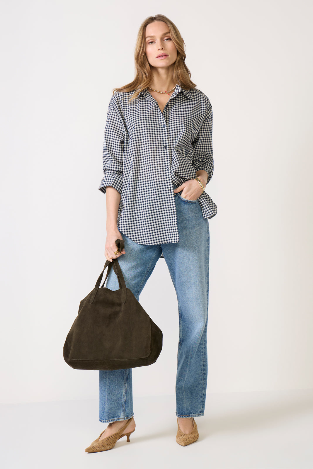 Seaport Button Up Top