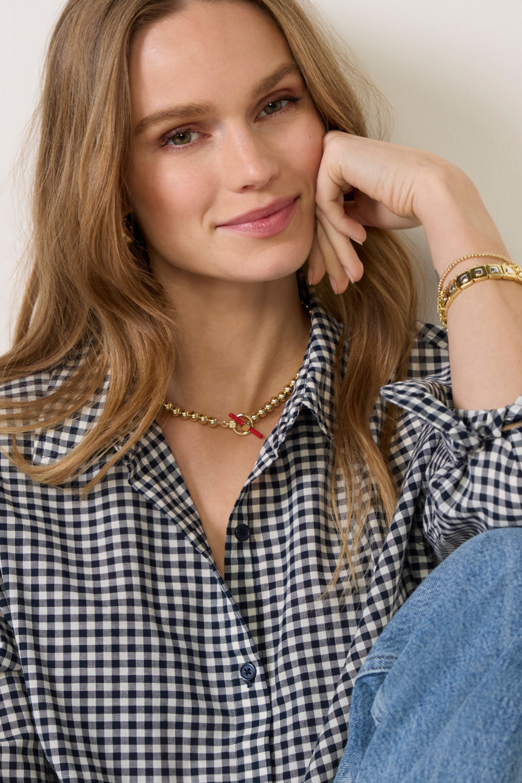 Seaport Button Up Top