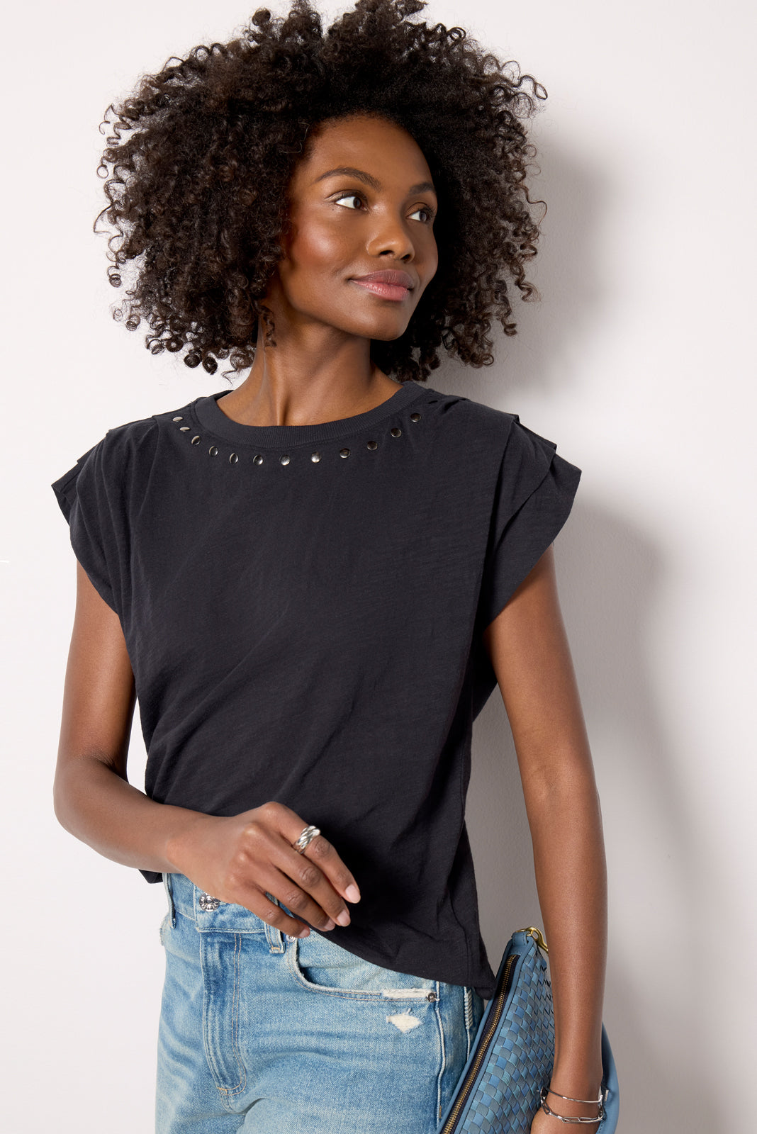 Jaden Stud Muscle Tee