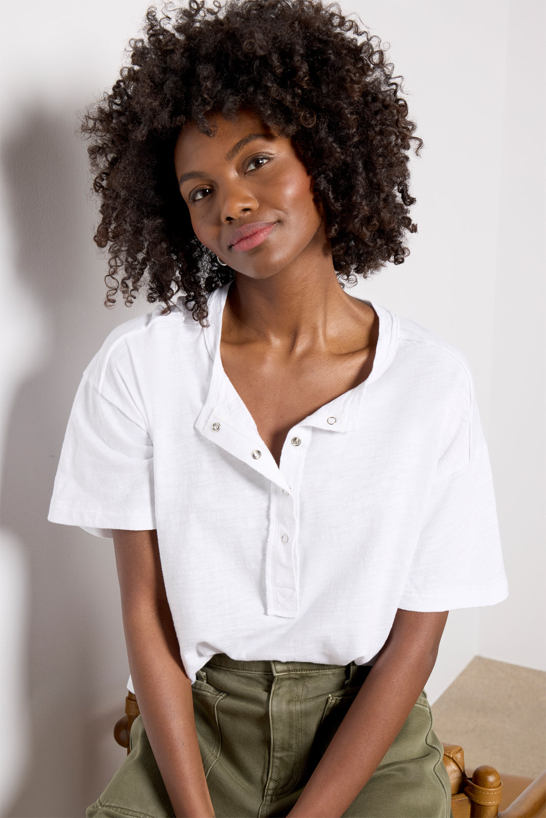 Oaklynn Washed Henley