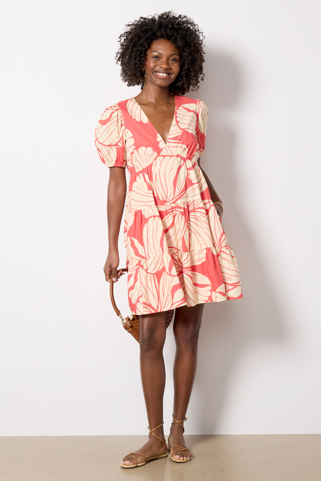 SS V Neck Mini Dress SS V Neck Mini Dress