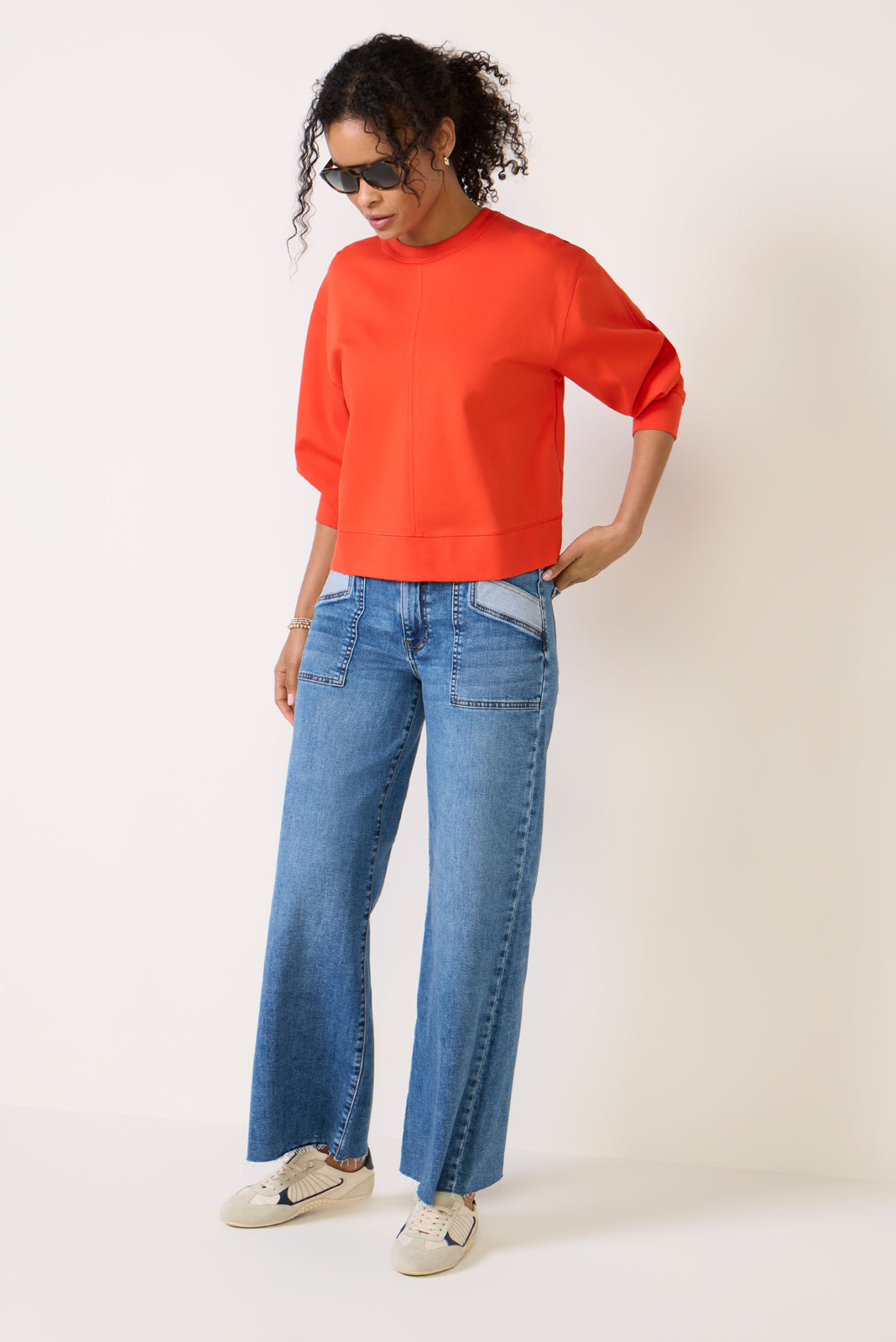 Long Sleeve Crewneck Top